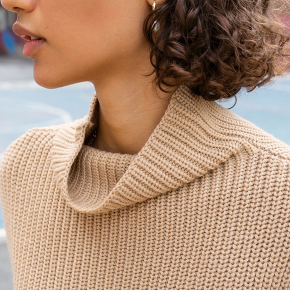 Wilfred Sleeveless mock-neck Sweater 100% Merino Wool - Picture 3 of 8